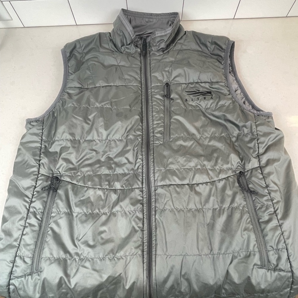 Sitka Aerolite Vest Grey Men’s L - Picture 6 of 10